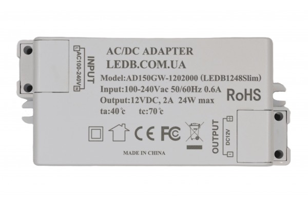 БЛОК ЖИВЛЕННЯ LDB-12V-24W-2A